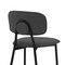 Armen Living Rococo 26" Gray Faux Leather and Metal Counter Height Bar Stool LCROBABLGRY26 - alternate 4